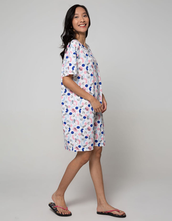 Disney Cute Ariel Short Sleeve Midi Dress