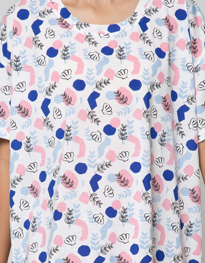 Disney Cute Ariel Short Sleeve Midi Dress