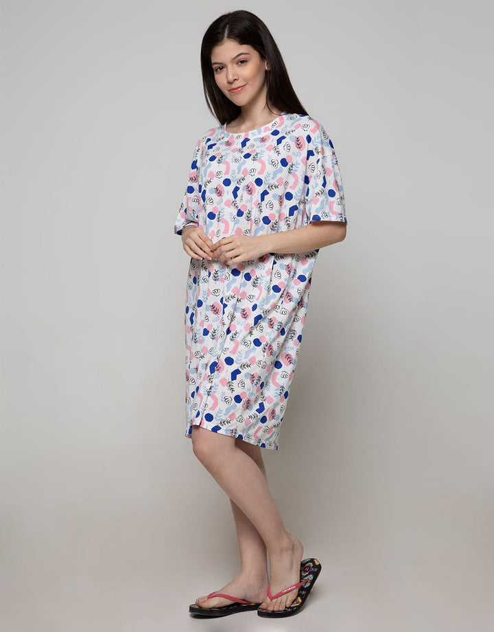 Disney Cute Ariel Short Sleeve Midi Dress