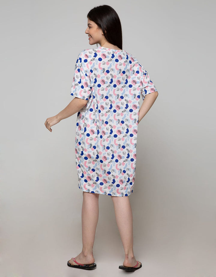 Disney Cute Ariel Short Sleeve Midi Dress
