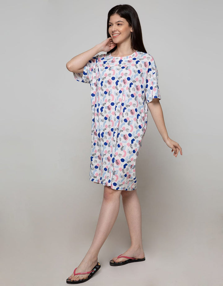 Disney Cute Ariel Short Sleeve Midi Dress