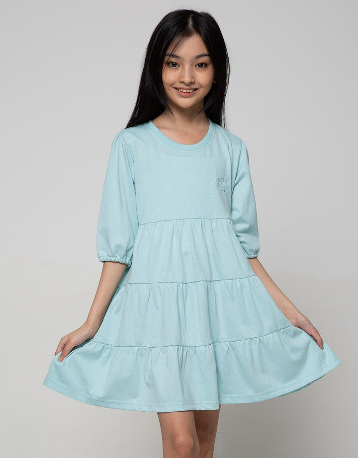 Nevada Long Sleeve Midi Dress Daily Geber 3 Plain Small Embroidery