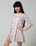 Nevada Long Sleeve Midi Dress Daily Fullprint Love