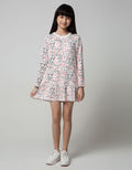 Nevada Long Sleeve Midi Dress Daily Fullprint Love