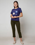 Nevada Short Sleeve T-Shirt Celestial Print Chest Block