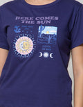Nevada Short Sleeve T-Shirt Celestial Print Chest Block
