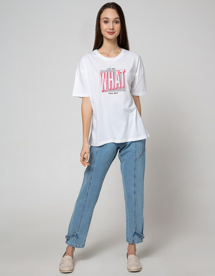 Nevada Short Sleeve T-Shirt Oversized You See What You Get