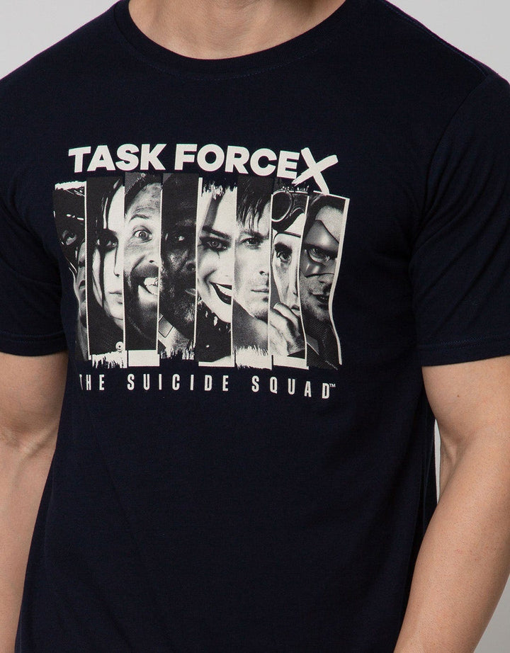 T Zone Short Sleeve T-Shirt Warner Bros Suicide Squad 8 Character Photoprint