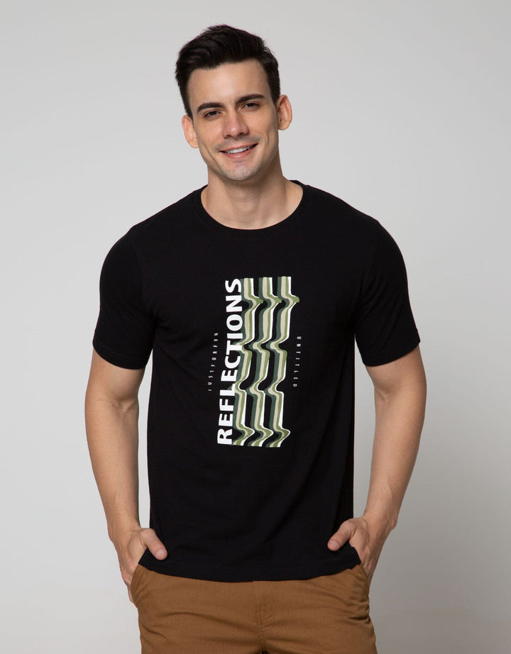 T Zone Short Sleeve T-Shirt Print Theme Digiart 3 - Reflections