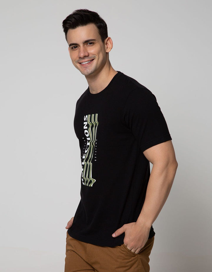 T Zone Short Sleeve T-Shirt Print Theme Digiart 3 - Reflections