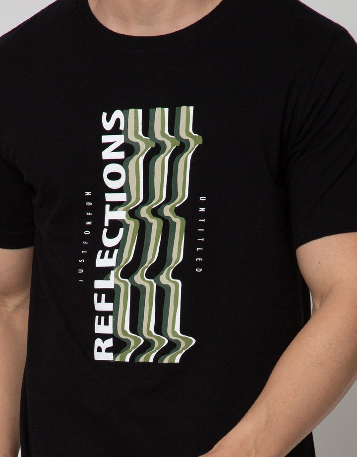 T Zone Short Sleeve T-Shirt Print Theme Digiart 3 - Reflections