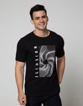 T Zone Short Sleeve T-Shirt Print Theme Digiart 5 - Illusion