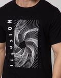 T Zone Short Sleeve T-Shirt Print Theme Digiart 5 - Illusion