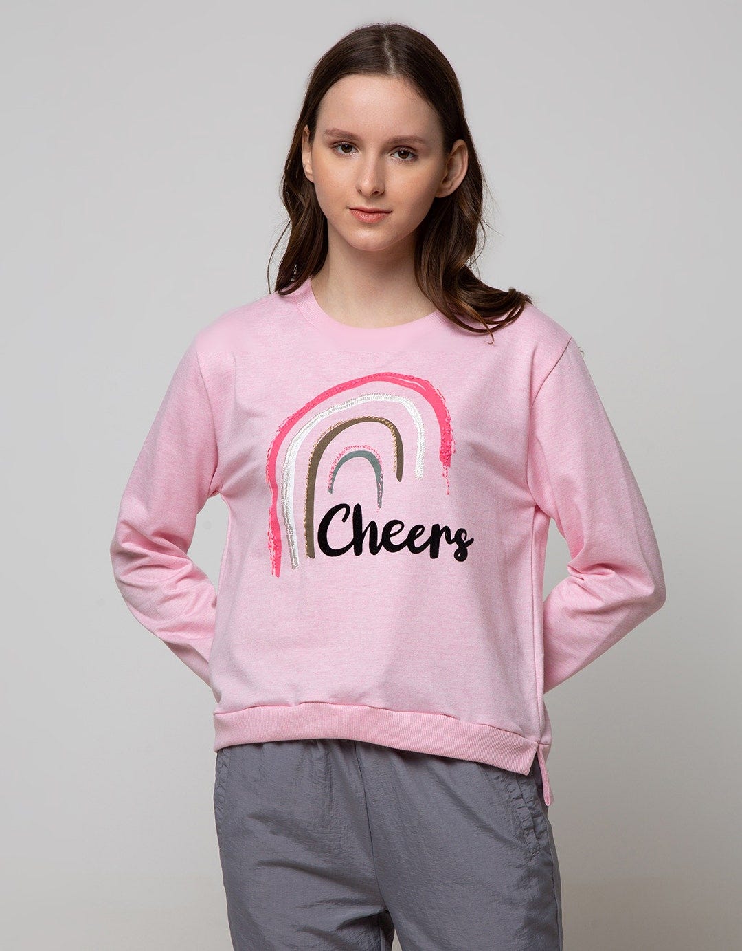 Nevada Sweatshirt Cheer Happy