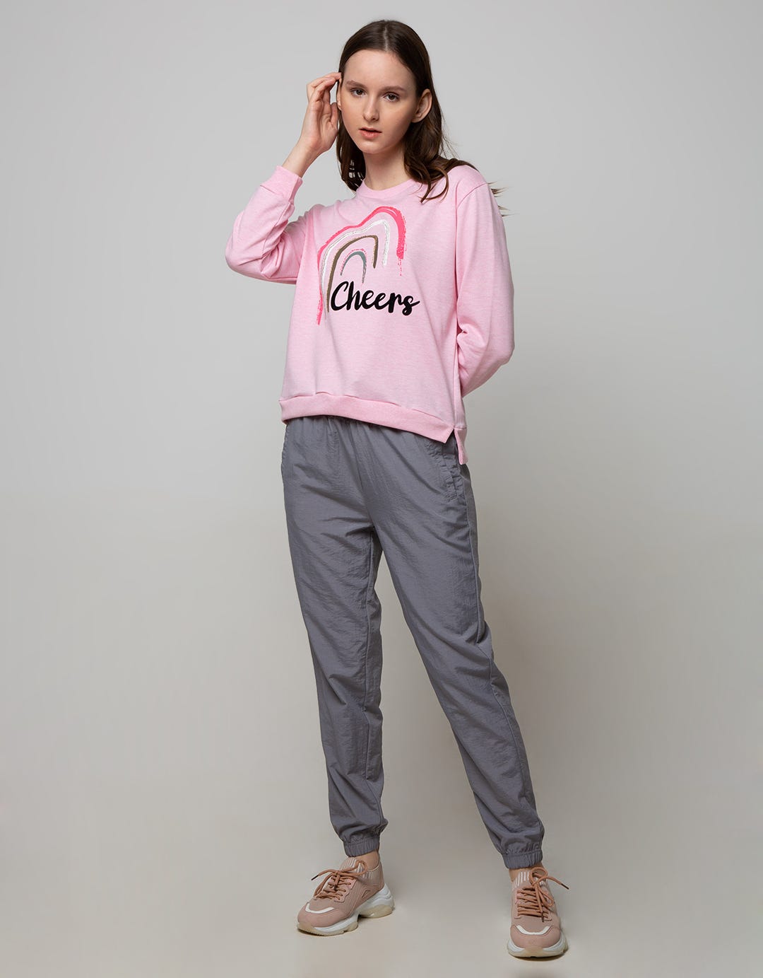 Nevada Sweatshirt Cheer Happy