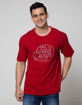 Cole Short Sleeve T-Shirt Print Solid Denim
