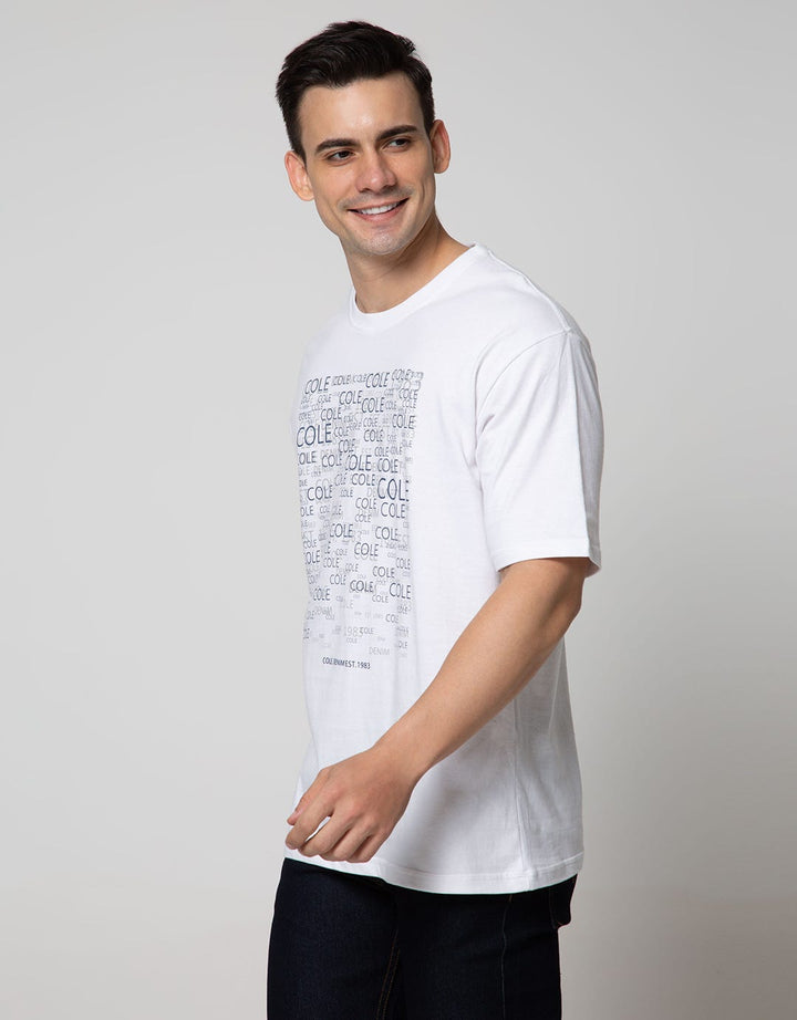 Cole Short Sleeve T-Shirt Print Cole Shadow Repeat Full