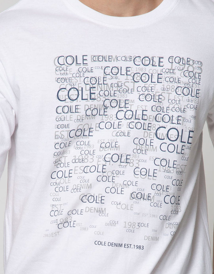 Cole Short Sleeve T-Shirt Print Cole Shadow Repeat Full
