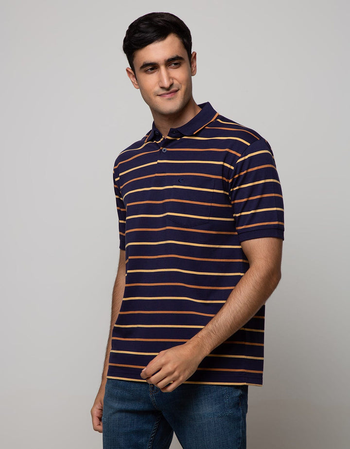 Cole Short Sleeve Polo Shirt Reguler Stripe
