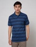 Cole Short Sleeve Polo Shirt Stripe