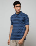 Cole Short Sleeve Polo Shirt Stripe
