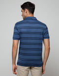 Cole Short Sleeve Polo Shirt Stripe