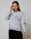 Nevada Sweatshirt Embro Cute Cats