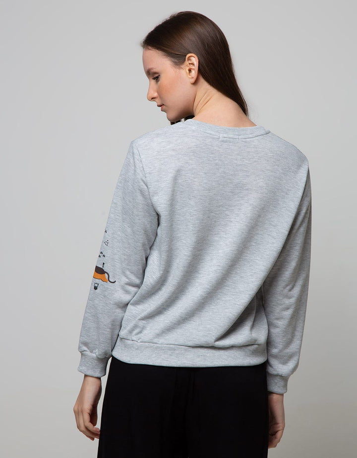 Nevada Sweatshirt Embro Cute Cats