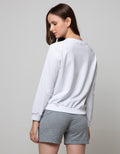 Nevada Sweatshirt Sequin Cat And Ice Cream