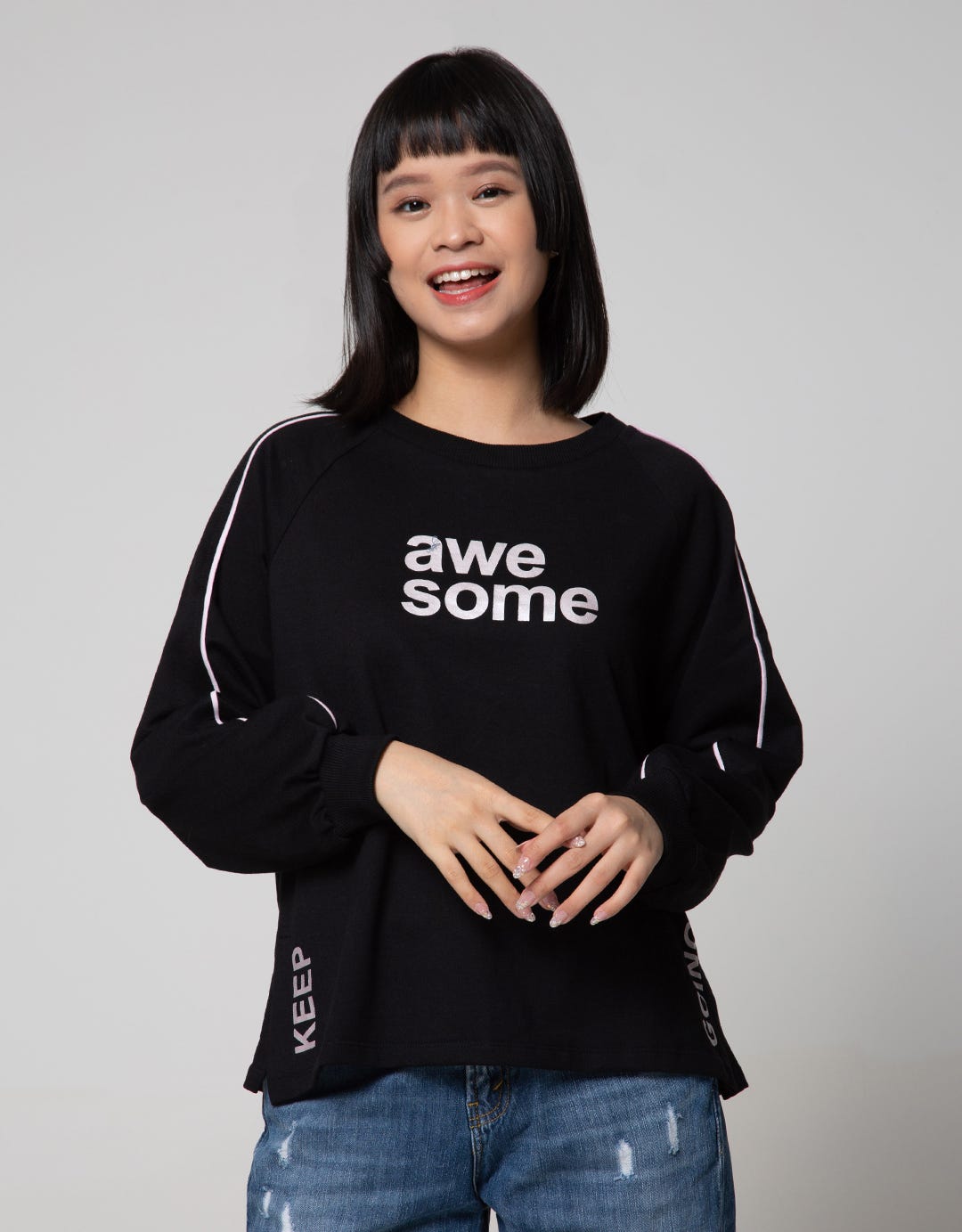Nevada Sweatshirt Awesome Keep Going