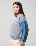 Nevada Sweatshirt Solid Comb Denim