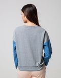 Nevada Sweatshirt Solid Comb Denim