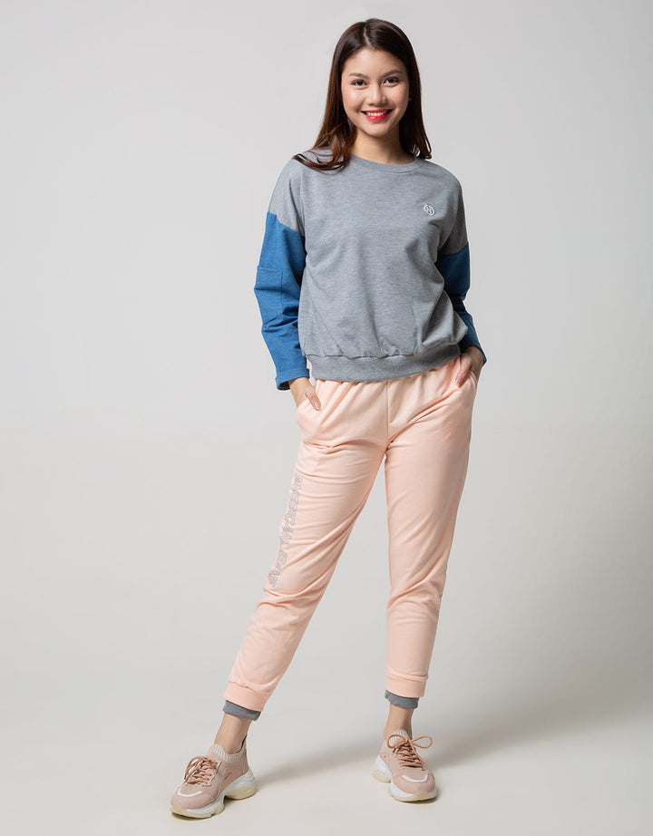 Nevada Sweatshirt Solid Comb Denim