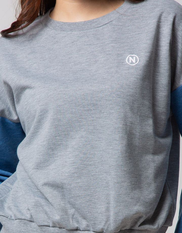 Nevada Sweatshirt Solid Comb Denim