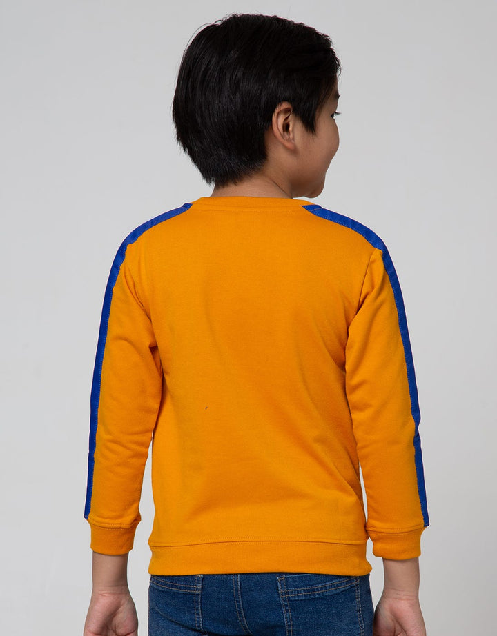 Little M Sweater Roket Twilltape Laken Bordir