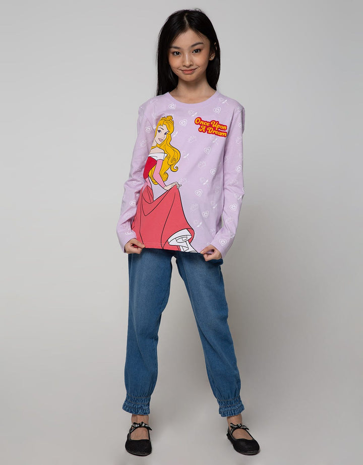 Nevada Jogger Denim Elastic Waistband Top Bottom