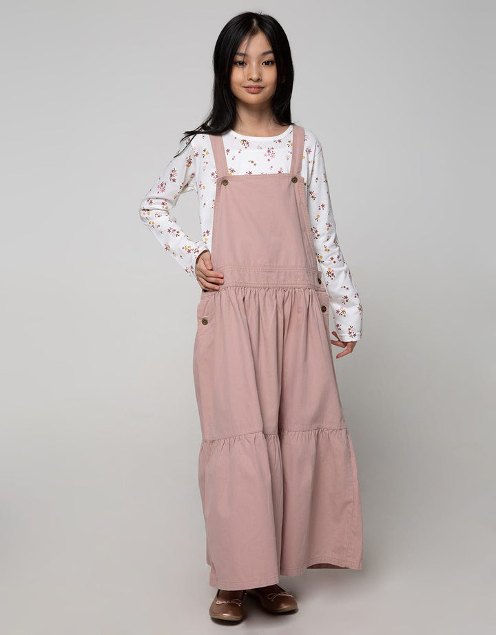 Nevada Overall Maxi Skirt Twill With Daleman Bunga