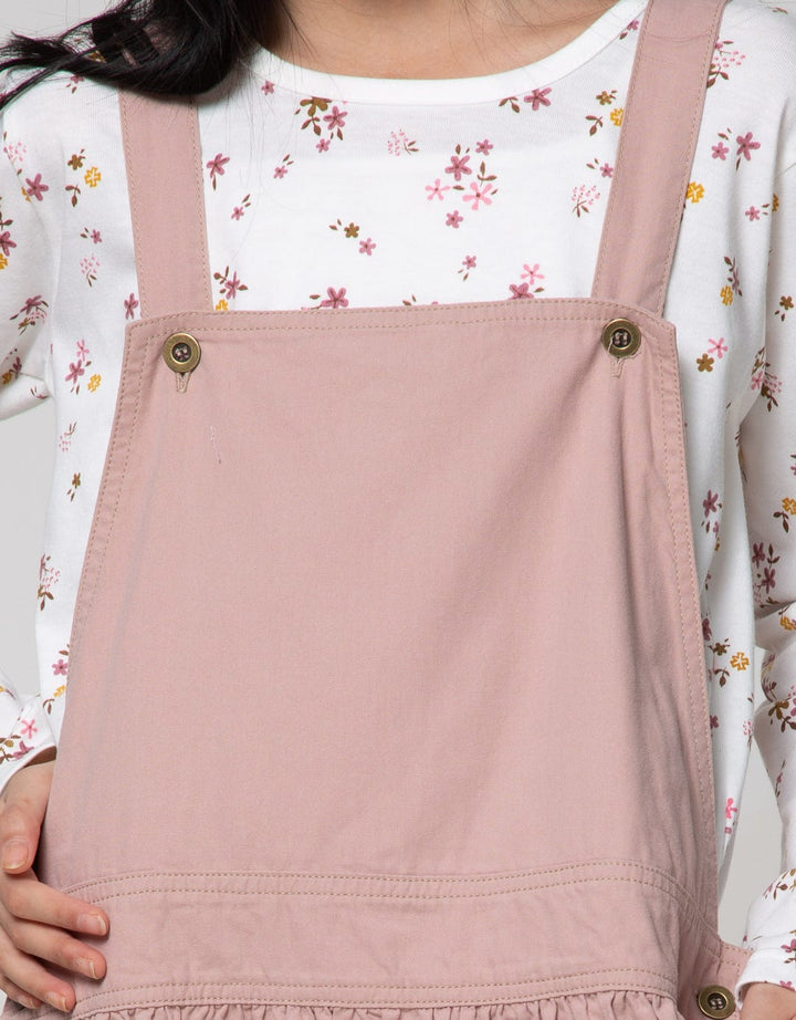 Nevada Overall Maxi Skirt Twill With Daleman Bunga