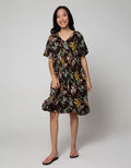 St. Yves Short Sleeve Midi Dress Bright Eichium