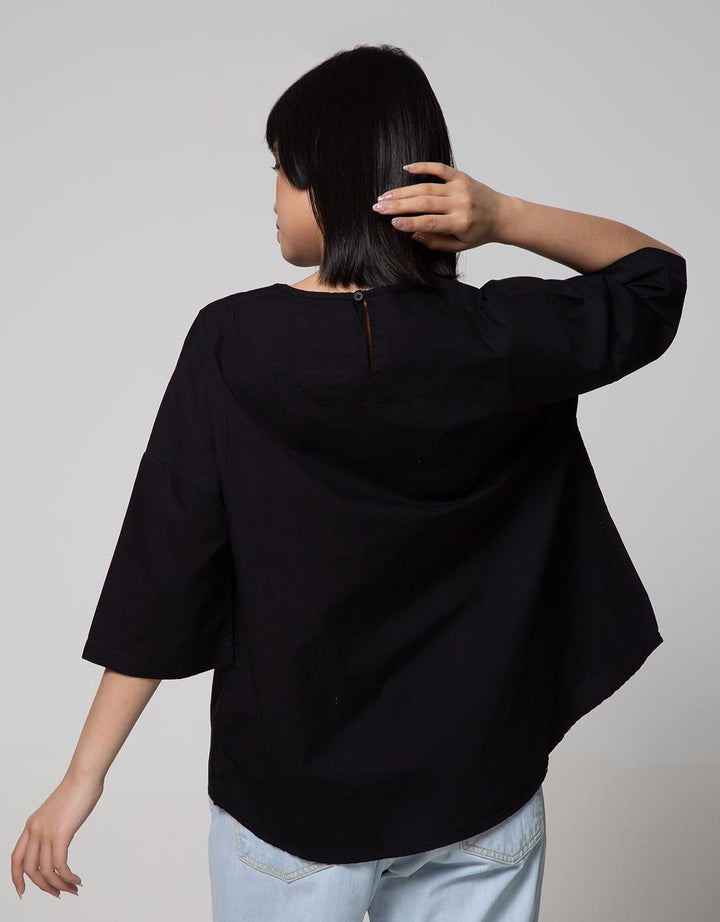 Nevada Short Sleeve Shirt Woven Cotton Embro