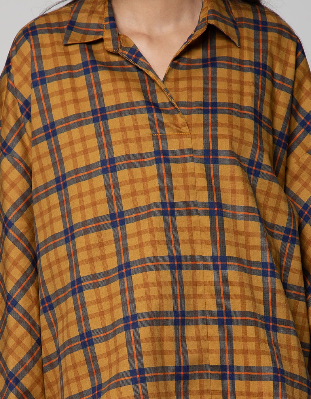 Nevada Long Sleeve Shirt Woven Cotton Print Check