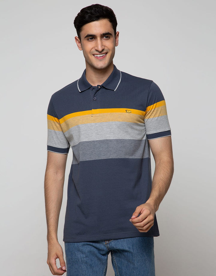 Walrus Polo Men Stripe Pattern
