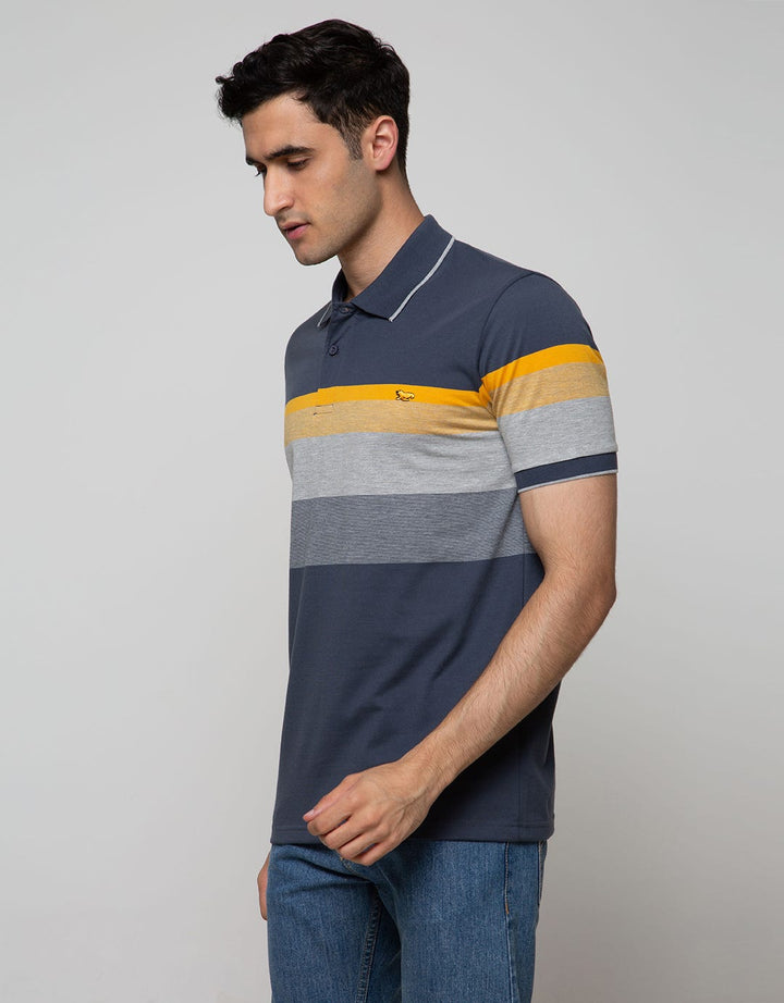 Walrus Polo Men Stripe Pattern