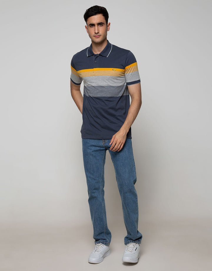 Walrus Polo Men Stripe Pattern