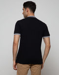 Walrus Studio Polo Neck Stripe T-Shirt