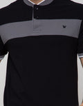 Walrus Studio Polo Neck Stripe T-Shirt