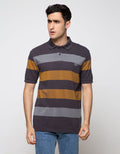 Walrus Men's Polo Shirt Big Stripe Motif
