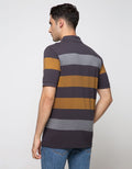 Walrus Men's Polo Shirt Big Stripe Motif
