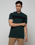 Walrus Studio Polo Neck Stripe T-Shirt