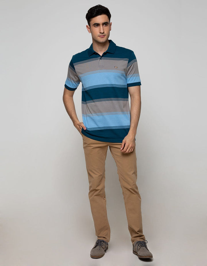 Walrus Men's Striped Polo Shirt